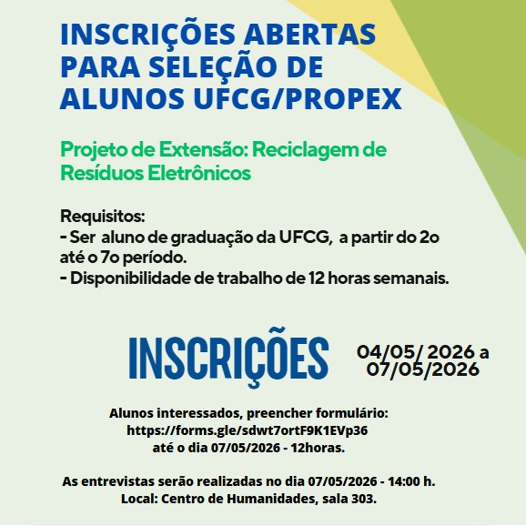 Inscrição Alunos PROPEX